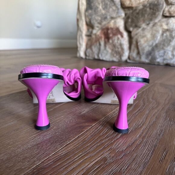 CIRCUS BY SAM EDELMAN Ruffled Dress Sandals In Pink Crush - Picture 7 of 10